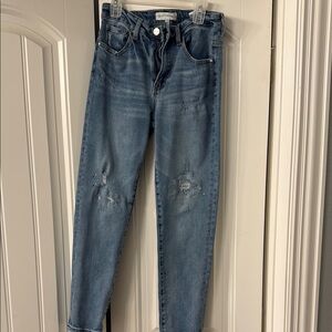 Stylish Blue Skinny Jeans